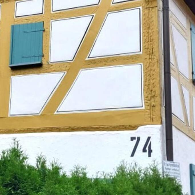 Fachwerk Maisonette In Nuertingen Esterno foto